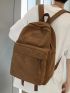 Men Patch Detail Laptop Backpack