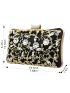 Mini Rhinestone Decor Box Bag