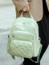 Quilted Pattern Classic Backpack