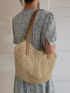 Minimalist Straw Bag