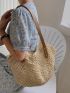 Minimalist Straw Bag