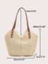 Minimalist Straw Bag