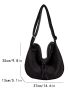 Minimalist Adjustable Strap Hobo Bag