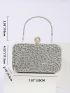 Mini Rhinestone Decor Box Bag