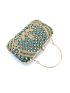 Mini Rhinestone Decor Chain Box Bag