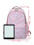 Heart Pattern Functional Backpack