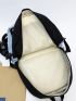 Color Block Bow Decor Classic Backpack