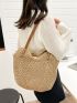 Minimalist Straw Bag