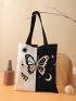 Butterfly Graphic Shopper Bag