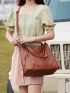 Vintage Design Shoulder Tote Bag