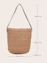 Minimalist Straw Bag