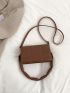 Minimalist Quilted Flap Square Bag