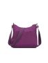 Waterproof Nylon Crossbody Bag, Casual Letter Patch Decor Shoulder Bag Women's Trendy Zipper Purse