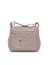 Patch Zip Front Square Bag