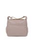 Patch Zip Front Square Bag