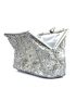 Rhinestone Decor Kiss Lock Evening Bag