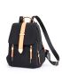 Metal Decor Flap Backpack