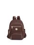 Metal Decor Functional Backpack