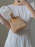 Mini Minimalist Straw Bag