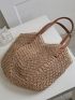 Minimalist Straw Bag