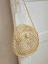 Minimalist Straw Bag