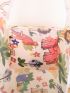 Floral Print Shopper Bag