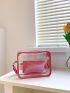 Mini Clear Square Bag With Coin Purse