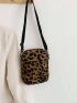 Mini Leopard Print Crossbody Bag