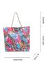 Plant Print Shopper Bag