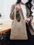 Minimalist Crochet Tote Bag