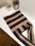 Striped Pattern Crochet Bag