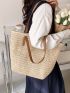 Minimalist Straw Bag