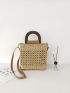 Hollow Out Straw Bag