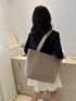 Minimalist Felt Shoulder Tote Bag