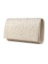 Glitter Rhinestone Decor Flap Envelope Bag