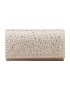 Glitter Rhinestone Decor Flap Envelope Bag