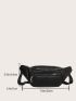 Mini Minimalist Zip Front Waist Bag