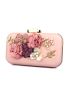 Mini Flower & Faux Pearl Decor Box Bag