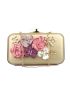 Mini Flower & Faux Pearl Decor Box Bag