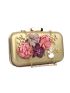 Mini Flower & Faux Pearl Decor Box Bag