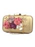 Mini Flower & Faux Pearl Decor Box Bag