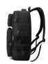 Men Release Buckle Decor Travel Backpack Camping Bag