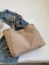 Drawstring Design Shopper Bag