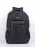 Men Letter Patch Laptop Backpack