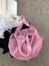 Minimalist Hollow Out Crochet Bag