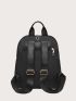 Letter Decor Functional Backpack