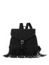 Fringe Decor Flap Backpack