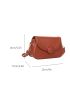 Minimalist Flap Saddle Bag