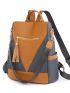 Tassel Decor Functional Backpack