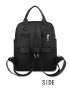 Minimalist Zipper Fashion Backpack